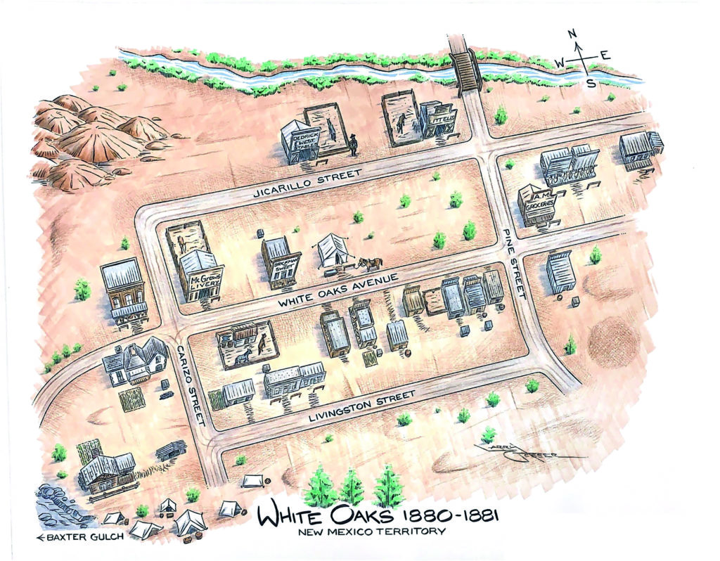 Old West Town Layout