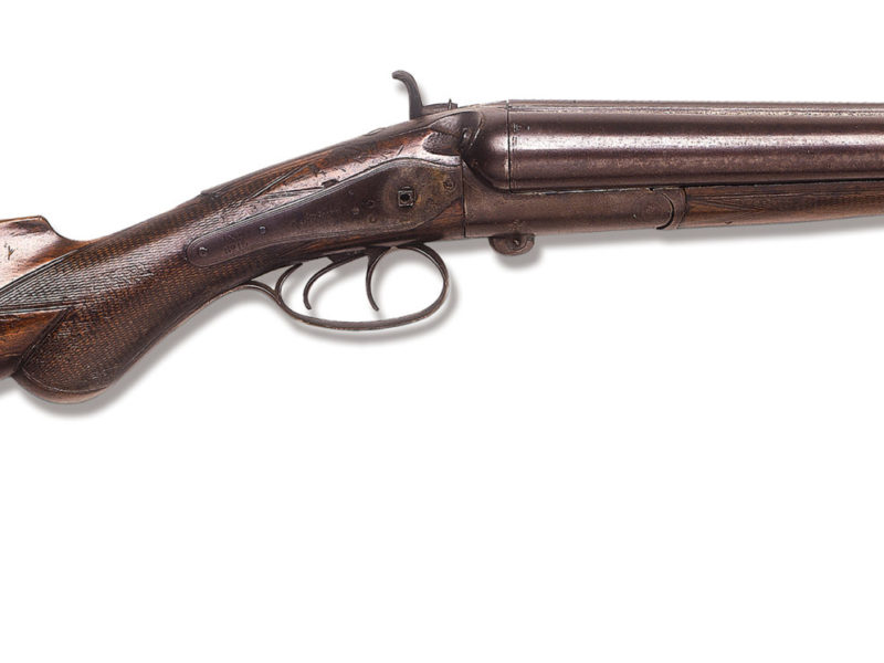 double-barreled shotgun