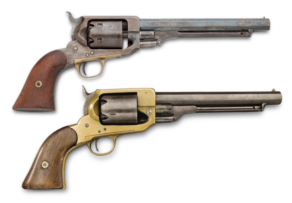 Navy revolver compared to Spiller & Burr revolver