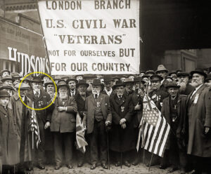 Group of British veterans of America's Civil War