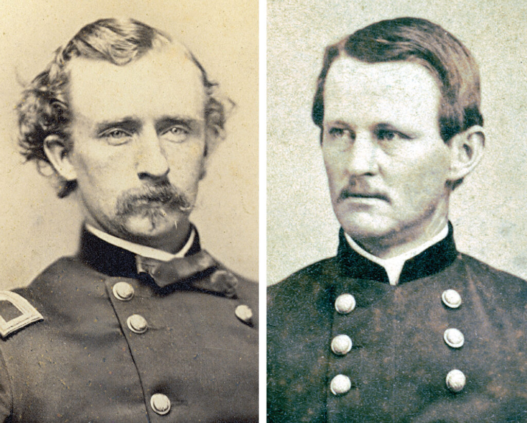George Custer and Wesley Merritt