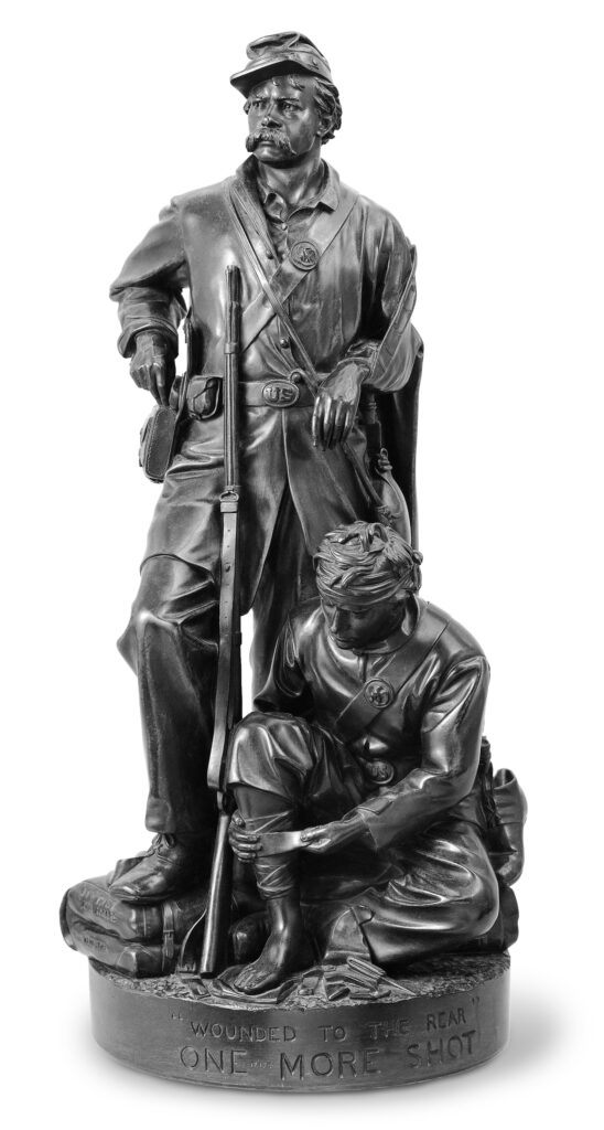 Sculpture of two soldiers