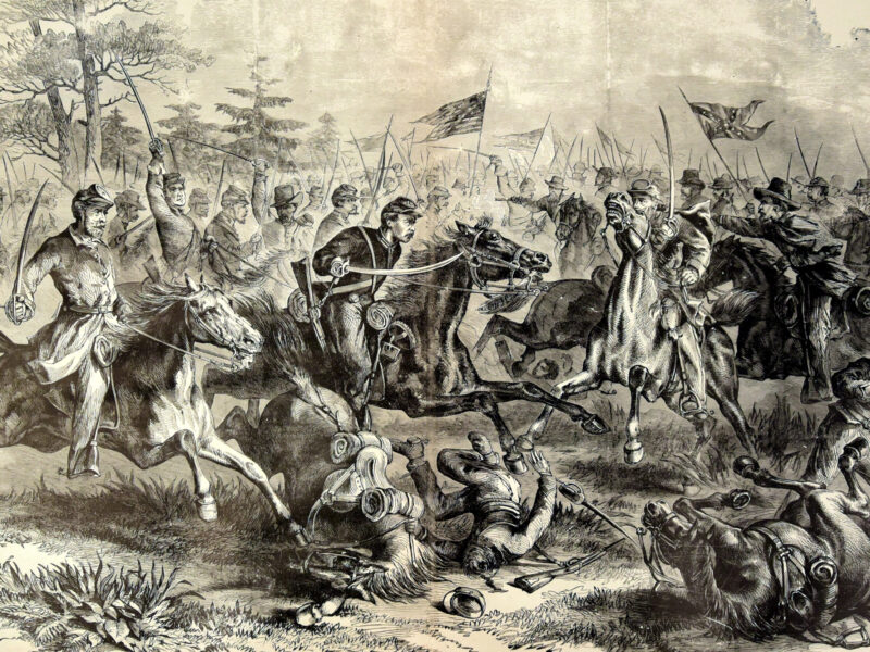 Cavalry battle at Yellow Tavern