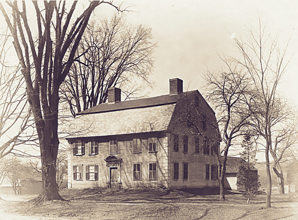 Photo of the home of Benoni Stebbins.