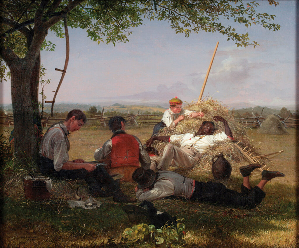 Painting, Farmers Nooning (1836).