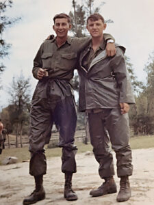 Photo of author Jerry Dallape (right) and his buddy Gordon “Gus” Gustafson had an unusual adventure in Vietnam.