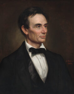 Painting of Abraham Lincoln.
