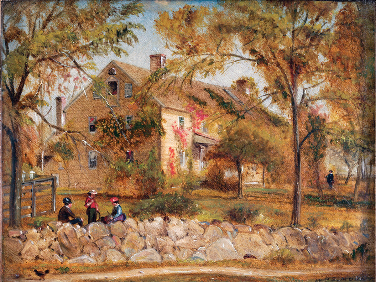 Painting, The Mount House, by William Sidney Mount.