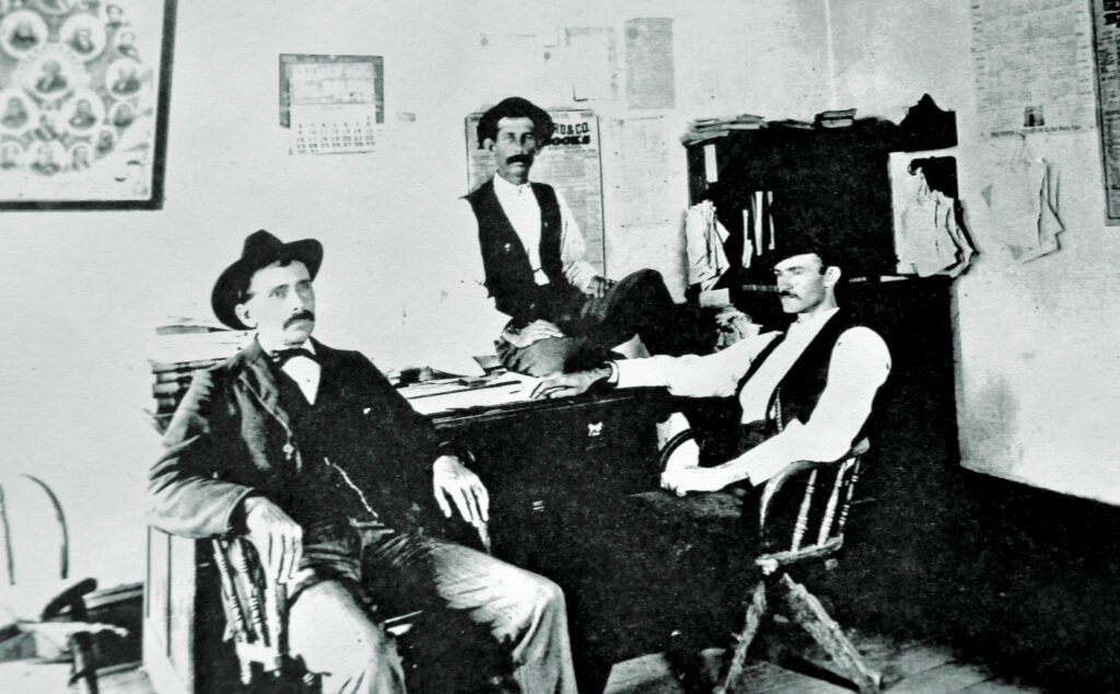 Group of deputies seated in office