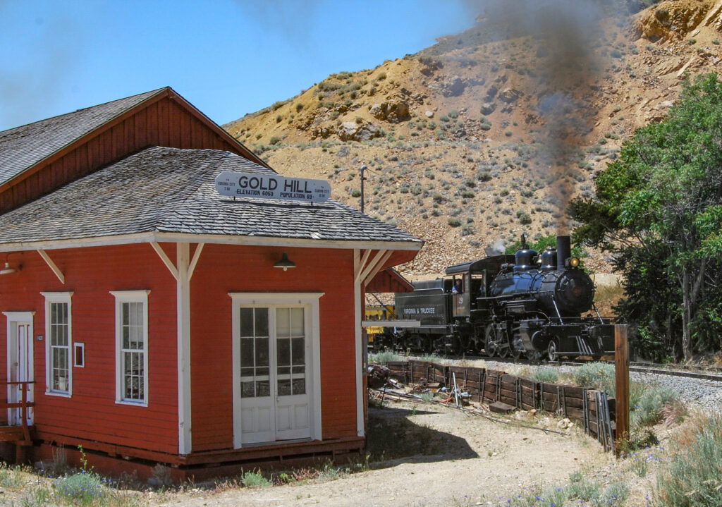 Gold Hill, Nevada, train depot