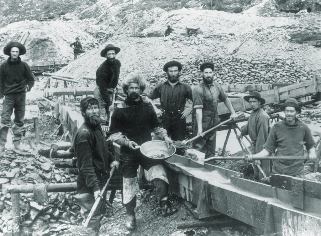 Gold miners in the Klondike
