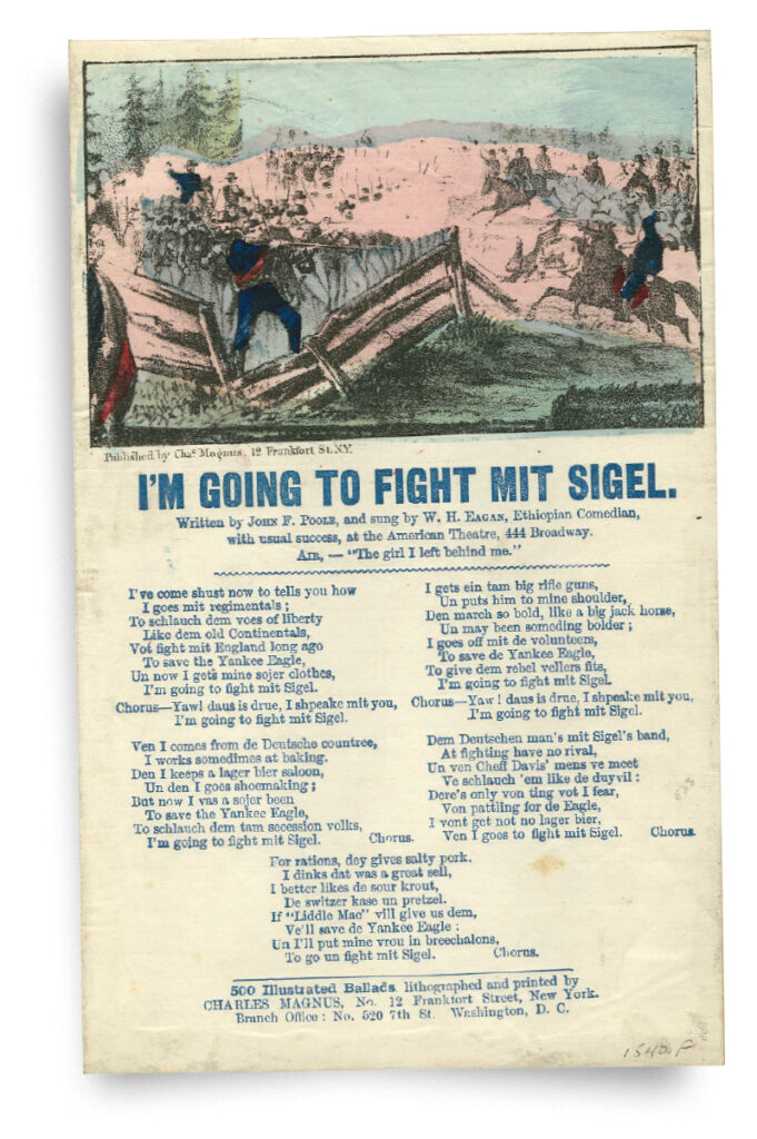 Poster of "I'm going to fight mit Sigel.