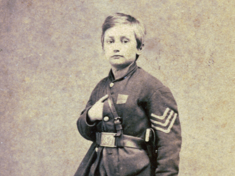 9-year-old boy soldier Johnny Clem
