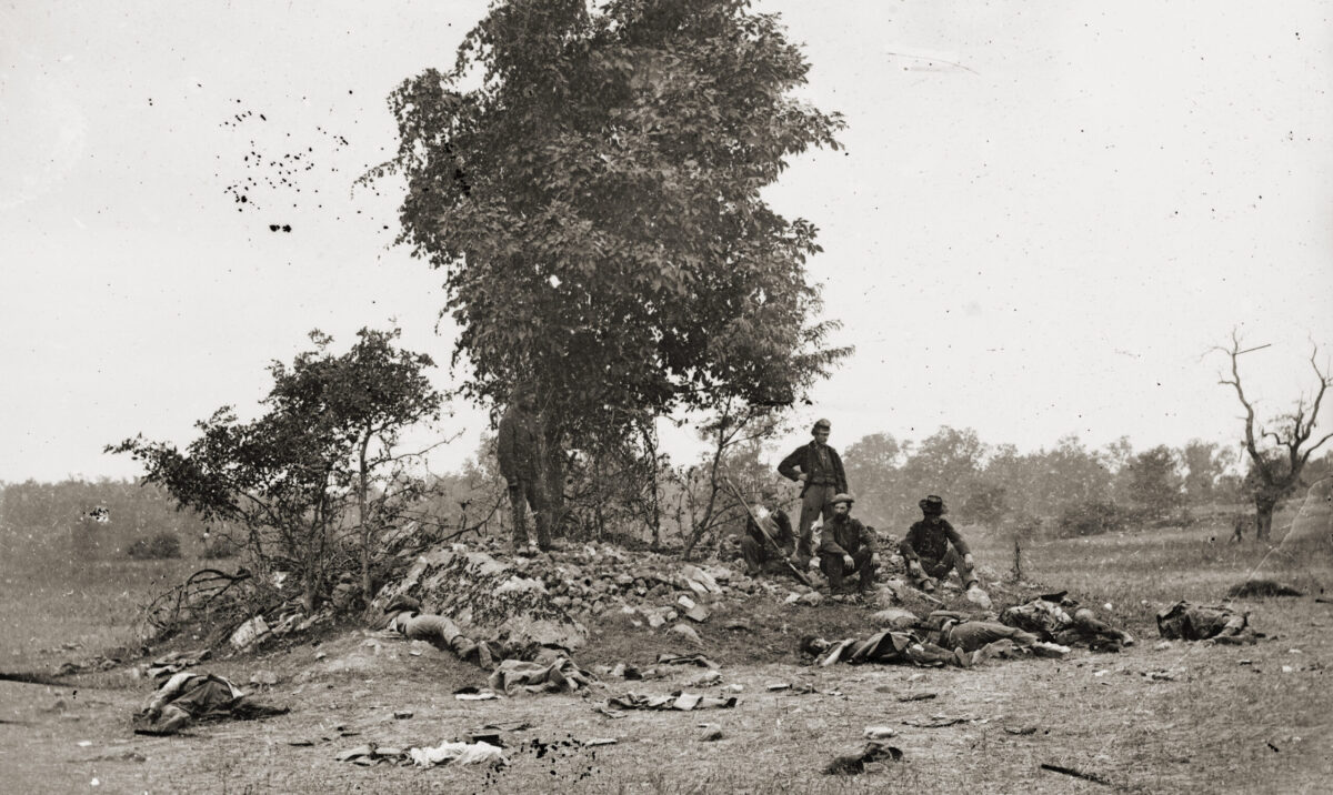 Burial detail after Battle of Antietam