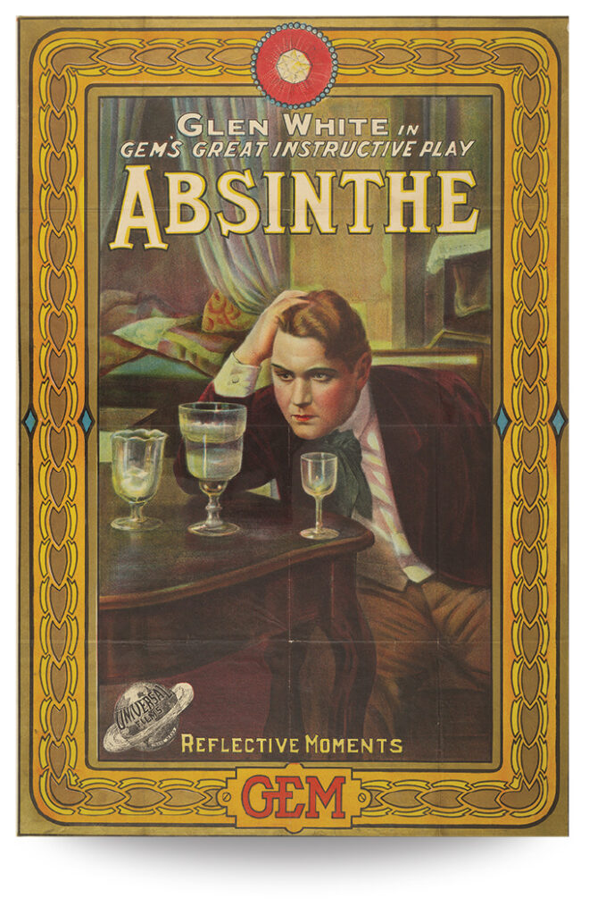 A Movie poster for Absinthe.