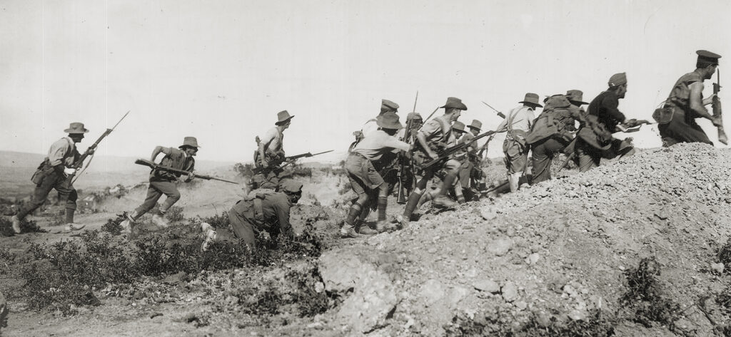 Photo of Australians at Anzac, Gallipoli.