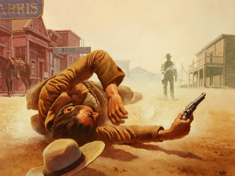 Gunfight in Old West