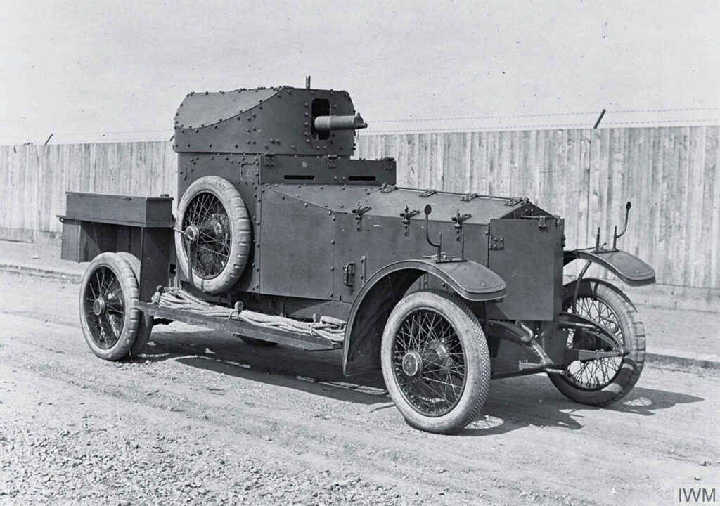Photo of the Rolls-Royce armored car.