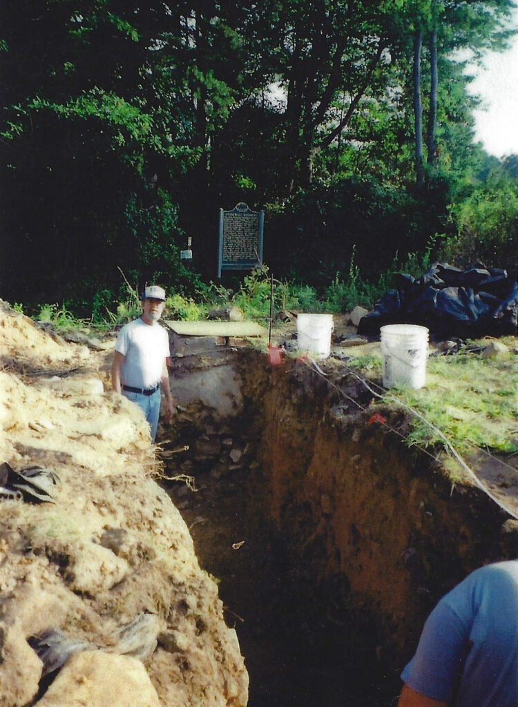 Excavation of Wise's well