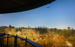 Interior of The Battle of Atlanta Cyclorama