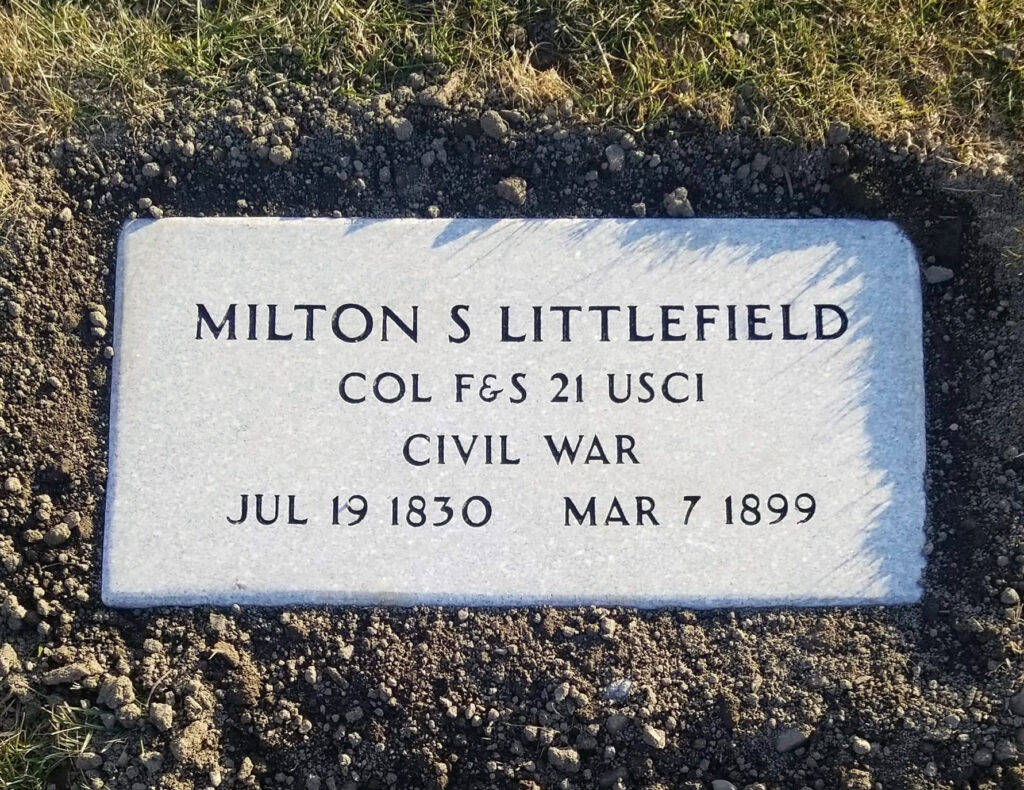 Milton Smith Littlefield gravestone