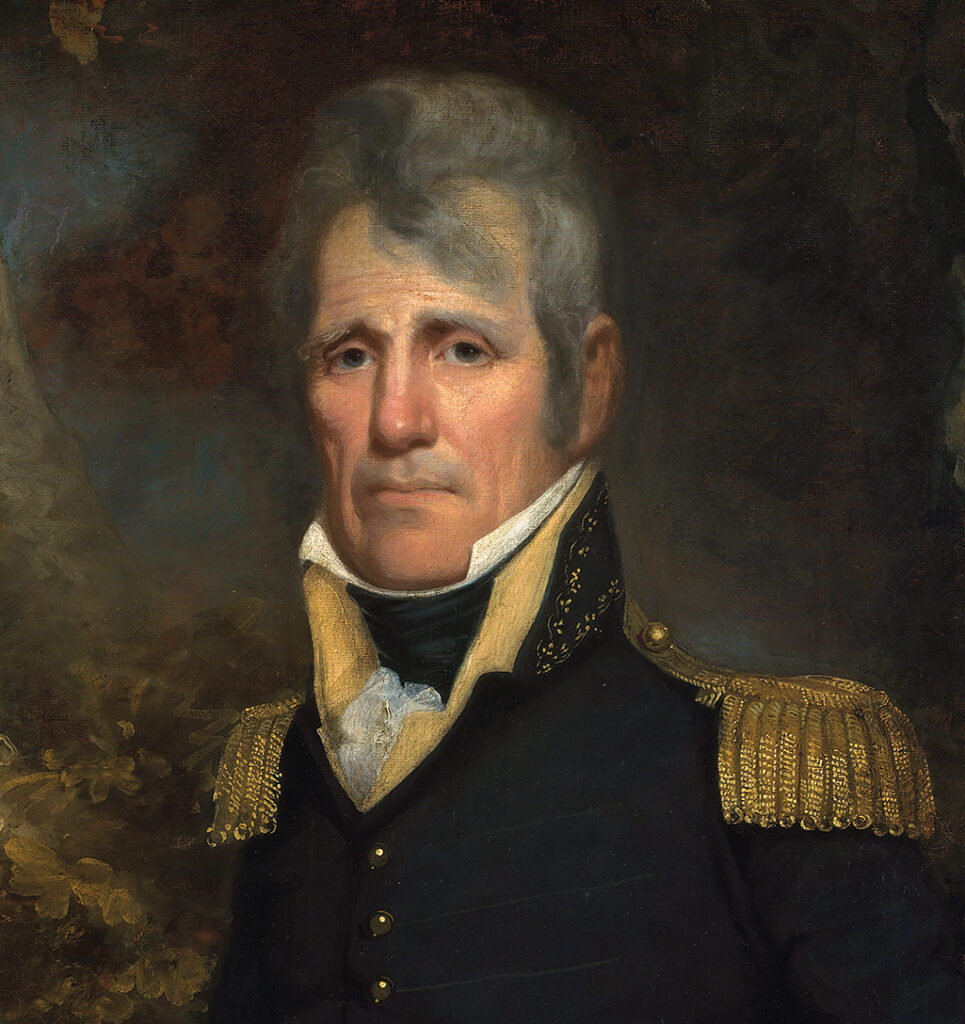Painting of General Andrew Jackson.