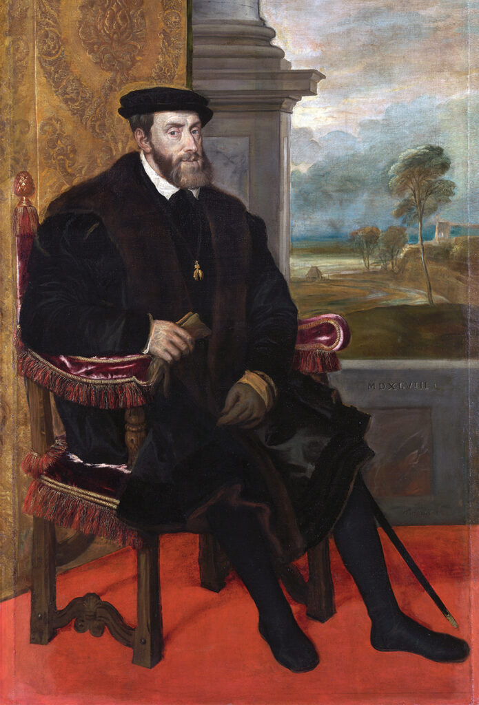 Painting of King Charles V.