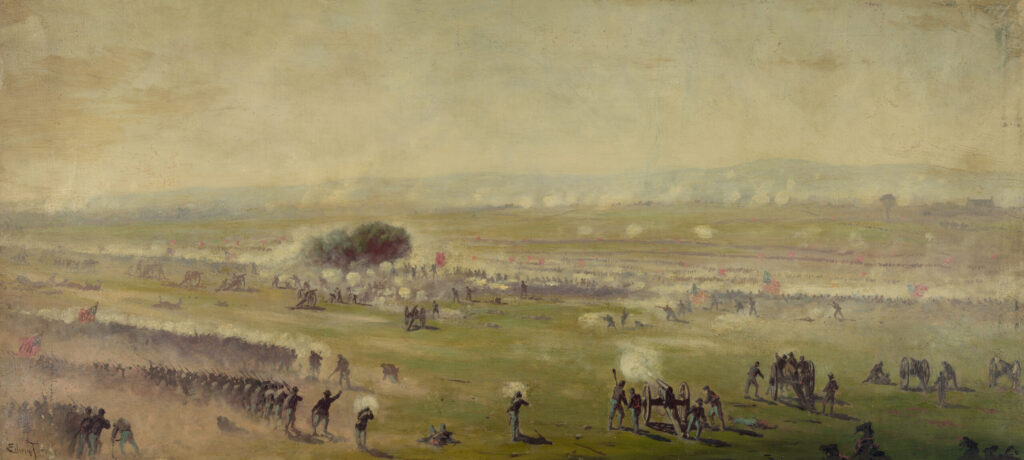 Forbes painting of Pickett’s Charge