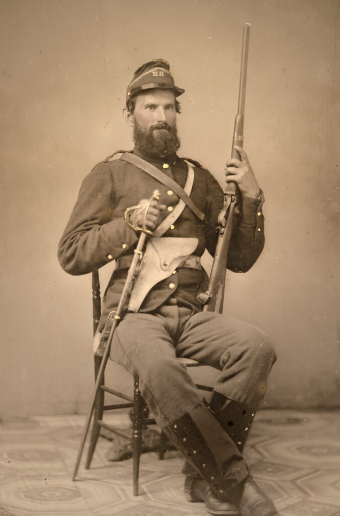 Georgia soldier with Sharps carbine