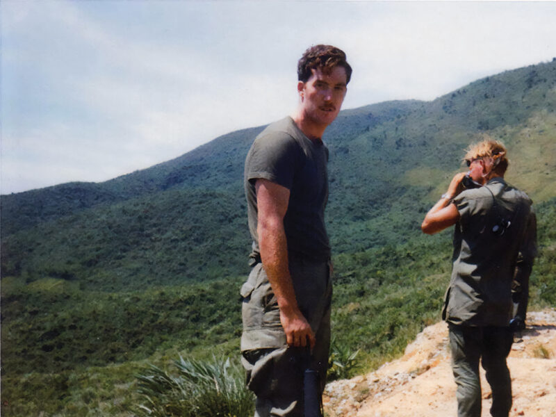 Photo of James Vaughn in Vietnam.
