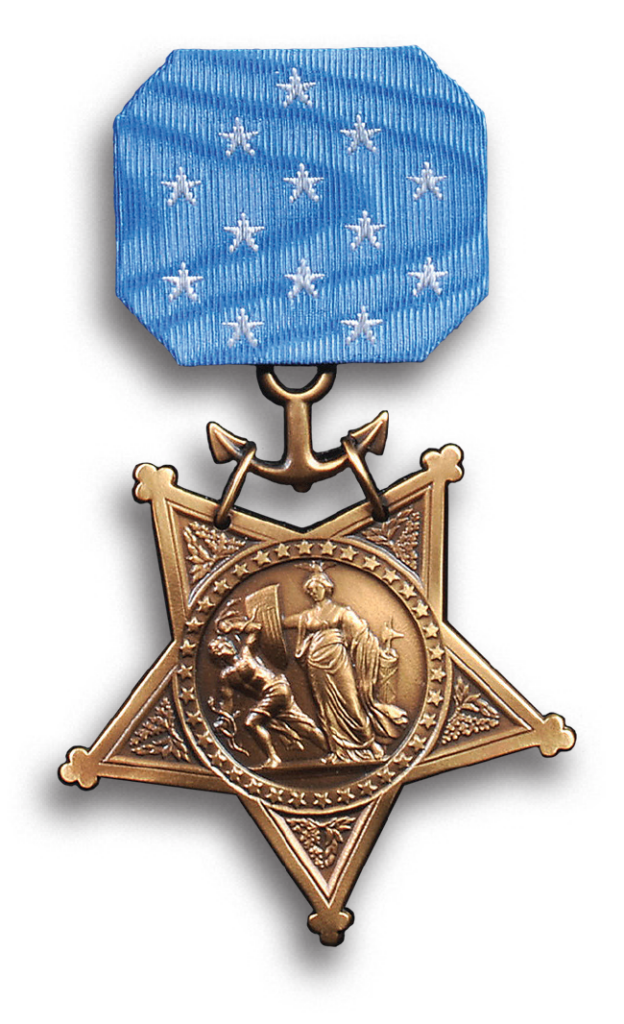 Photo of a Medal of Honor.