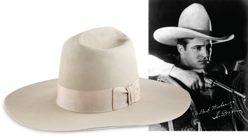 Tom Mix and a Tom Mix Stetson