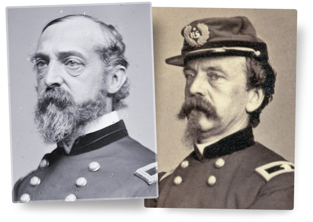 George Meade and Daniel Sickles