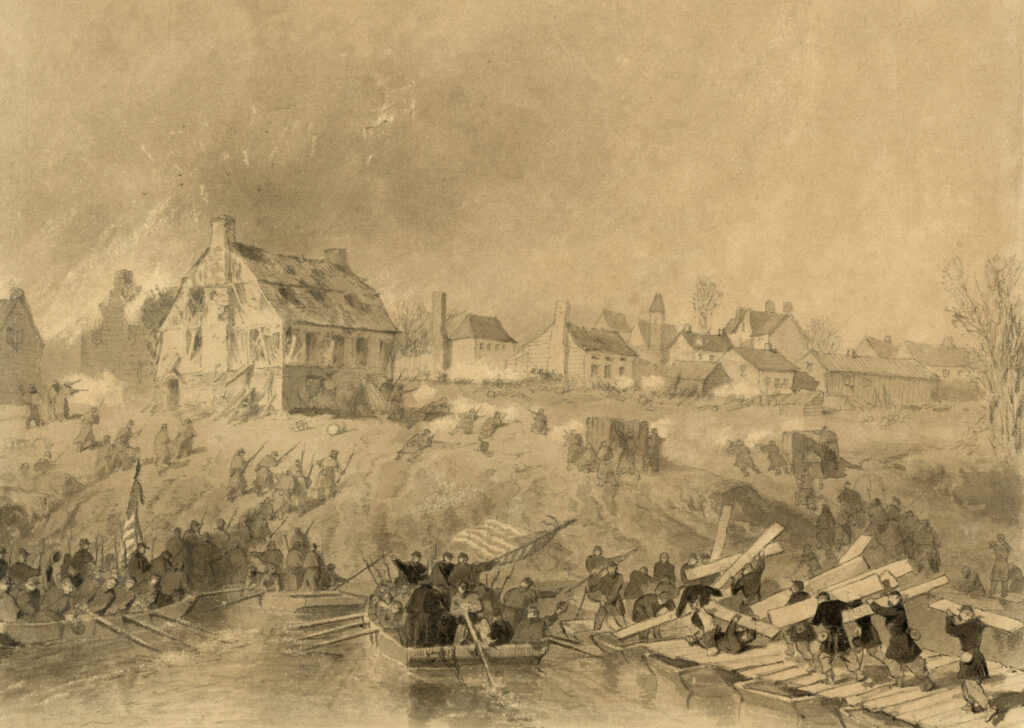 Battle of Fredericksburg sketch