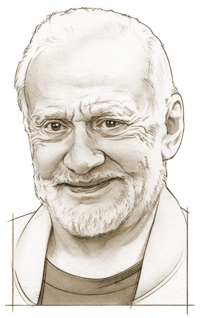 Illustration of Buzz Aldrin.