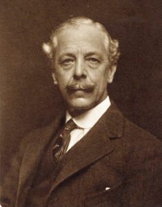 Photo of Sir Julian Stafford Corbett. British naval historian and geostrategist of the late 19th and early 20th centuries, whose works helped shape the Royal Navy's reforms of that era. C.1920