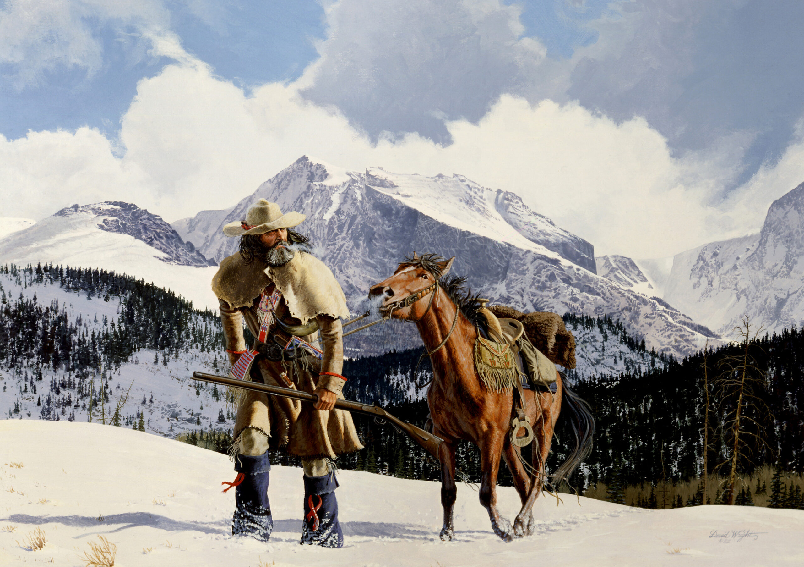 To Depict the Frontier Era with Authenticity, This Artist Walks in the Footsteps of Mountain Men