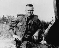 Capt. Cleland in the 1st Cav. Div. (Airmobile), Vietnam, mid-1960s. (Lib. of Congress)