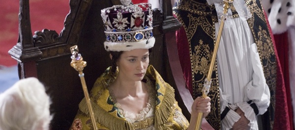 Emily Blunt in the coronation scenes of 'The Young Victoria.' The historical Victoria was crowned at age 18.