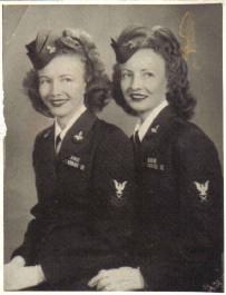 Twin sisters Isabelle and Lorraine Clemons worked in the U.S. Navy's intelligence department. (Photo courtesy of Gert R. Ording)