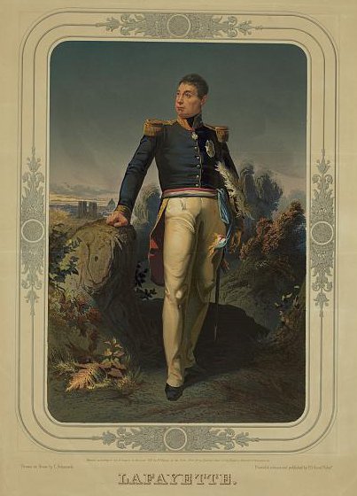 Marie Joseph Paul Yves Roch Gilbert du Motier, Marquis de Lafayette (Library of Congress)