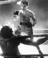 Robert De Niro as boxer Jake LaMotta in Raging Bull. Courtesy United Artists/Photofest.
