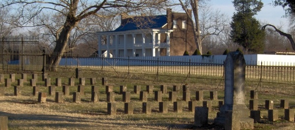 Carnton Plantation, where 1,500 unidentified dead from the 1864 Battle of Franklin are interred.