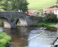 Take either the ford or the bridge to Lorna Doone Farm in Oare