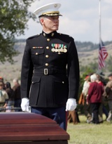 Kevin Bacon as Lt. Col. Martin Strobl in 'Taking Chance.'