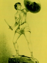 Adah Menken as the Warrior Prince. Click to enlarge.