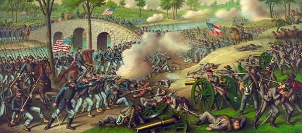 'We started on a double quick and gained the position, although we lost quite a number of men doing it,' George Washington Whitman wrote of the fight for Rohrbach Bridge during the Battle of Antietam. Unlike his more famous brother Walt, G. W. Whitman saw action on many a bloody field.