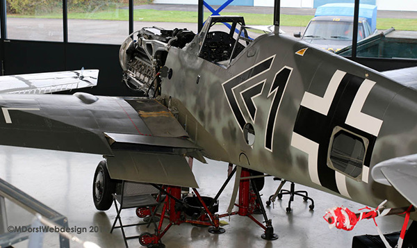 A rare Daimler Benz DB605 engine was the inspiration for MeierMotors' Me-109G-2 project, which started out as an Ha-1112 Buchon.
