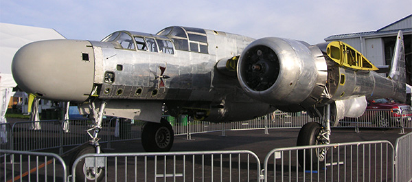 The Mid-Atlantic Air Museum's P-61B in June 2014. Mid-Atlantic Air Museum