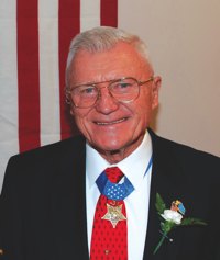 In addition to the Medal of Honor, Wesley Fox has been awarded the Megion of Merit twice, a Bronze Star with "V" Device and four Purple Hearts. (Photo courtesy of Wesley Fox)
